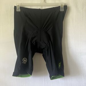 Canari Gel Padded Cycling Shorts Black Green, Men’s XL Road Bike Liner